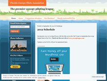 Tablet Screenshot of floridacanopypilots.wordpress.com