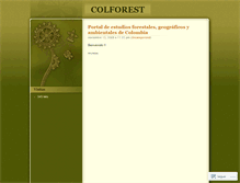 Tablet Screenshot of colforest.wordpress.com