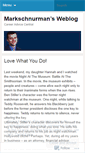 Mobile Screenshot of markschnurman.wordpress.com