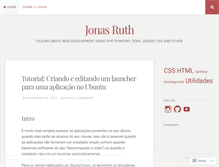 Tablet Screenshot of jonasruth.wordpress.com