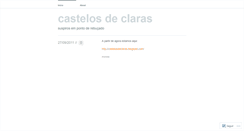 Desktop Screenshot of castelosdeclaras.wordpress.com