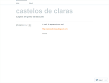 Tablet Screenshot of castelosdeclaras.wordpress.com