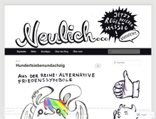 Tablet Screenshot of neulichcomic.wordpress.com