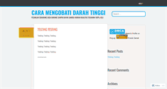 Desktop Screenshot of caramengobatidarahtinggi64.wordpress.com