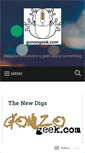 Mobile Screenshot of gonzogeek.wordpress.com