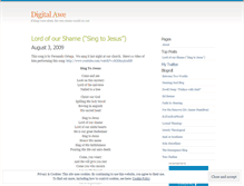 Tablet Screenshot of digitalawe.wordpress.com