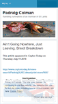 Mobile Screenshot of pcolman.wordpress.com