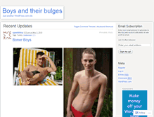 Tablet Screenshot of boysbulges.wordpress.com