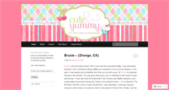 Desktop Screenshot of cuteandyummy.wordpress.com
