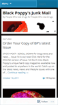 Mobile Screenshot of blackpoppymag.wordpress.com