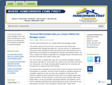 Tablet Screenshot of homeownersfirst.wordpress.com