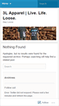 Mobile Screenshot of 3lapparel.wordpress.com