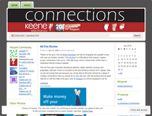 Tablet Screenshot of keeneaudiovisual.wordpress.com