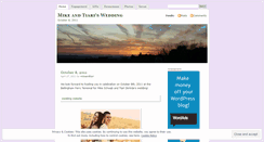 Desktop Screenshot of mikeandtiari.wordpress.com