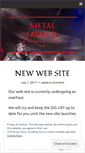 Mobile Screenshot of metalfatiguedotcom.wordpress.com
