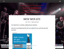 Tablet Screenshot of metalfatiguedotcom.wordpress.com