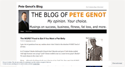 Desktop Screenshot of petegenot.wordpress.com