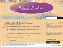 Tablet Screenshot of eetclubflambee.wordpress.com