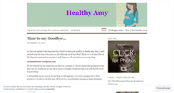 Desktop Screenshot of healthyamy.wordpress.com