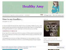 Tablet Screenshot of healthyamy.wordpress.com