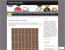 Tablet Screenshot of circlesonly.wordpress.com