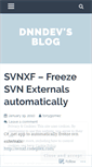 Mobile Screenshot of dnndev.wordpress.com
