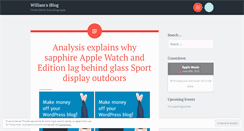 Desktop Screenshot of iwilliamc.wordpress.com
