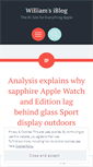 Mobile Screenshot of iwilliamc.wordpress.com
