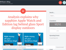 Tablet Screenshot of iwilliamc.wordpress.com