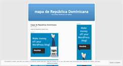 Desktop Screenshot of mapaderepublicadominicana.wordpress.com