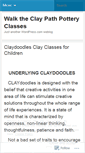 Mobile Screenshot of claypathclasses.wordpress.com