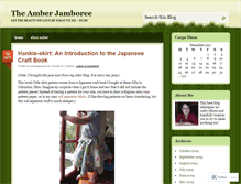 Tablet Screenshot of amberjamboree.wordpress.com