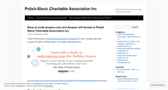 Desktop Screenshot of polishcharity.wordpress.com