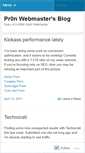 Mobile Screenshot of pr0nwebmaster.wordpress.com