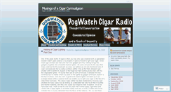 Desktop Screenshot of cigarcurmudgeon.wordpress.com