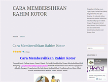 Tablet Screenshot of caramembersihkanrahimkotor.wordpress.com