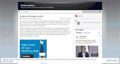 Desktop Screenshot of multimediatico.wordpress.com