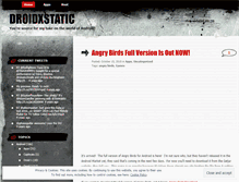 Tablet Screenshot of droidxstatic.wordpress.com