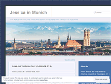 Tablet Screenshot of jessicainmunich.wordpress.com