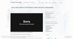 Desktop Screenshot of ngovideo.wordpress.com