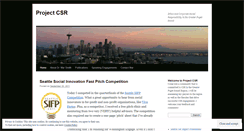 Desktop Screenshot of projectcsr.wordpress.com
