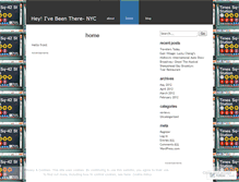 Tablet Screenshot of heyivebeentherenyc.wordpress.com