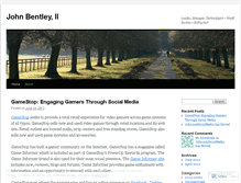 Tablet Screenshot of johnbentleyii.wordpress.com
