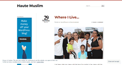 Desktop Screenshot of hautemuslim.wordpress.com