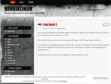 Tablet Screenshot of henriklindh.wordpress.com