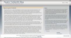 Desktop Screenshot of paulatreskinrx.wordpress.com