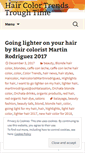 Mobile Screenshot of haircolortrends.wordpress.com