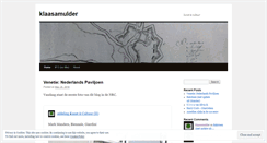 Desktop Screenshot of klaasamulder.wordpress.com