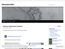 Tablet Screenshot of klaasamulder.wordpress.com