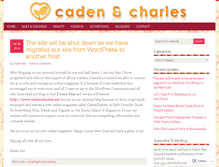 Tablet Screenshot of cadencharles.wordpress.com